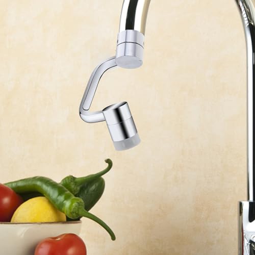 Extensor de grifo de cocina SHOWERORO de cobre giratorio con brazo rotativo multifuncional 7