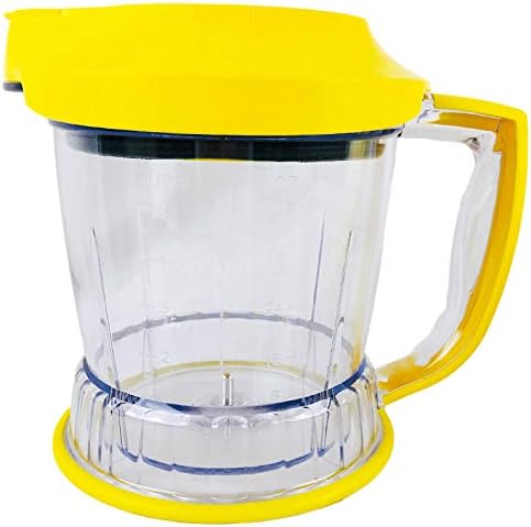 Ninja Storm Master Prep Food Processor Blender Powerful One Touch 450W Motor Pod BPA-Free Pitcher Dishwasher Safe QB751Q (Renewed) (Yellow)