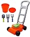Quickdraw Enfants 6 Pièce Jouet Gazon Tondeuse Set Inclus Fourche, Truelle, Râteau & Plante Pot