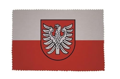 U24 Brillenputztuch Landkreis Heilbronn Fahne Flagge Glasreinigungstuch Microfasertuch