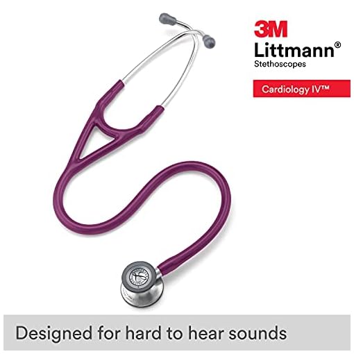 3M Littmann Cardiology IV Stethoscope (Plum) - Image 3