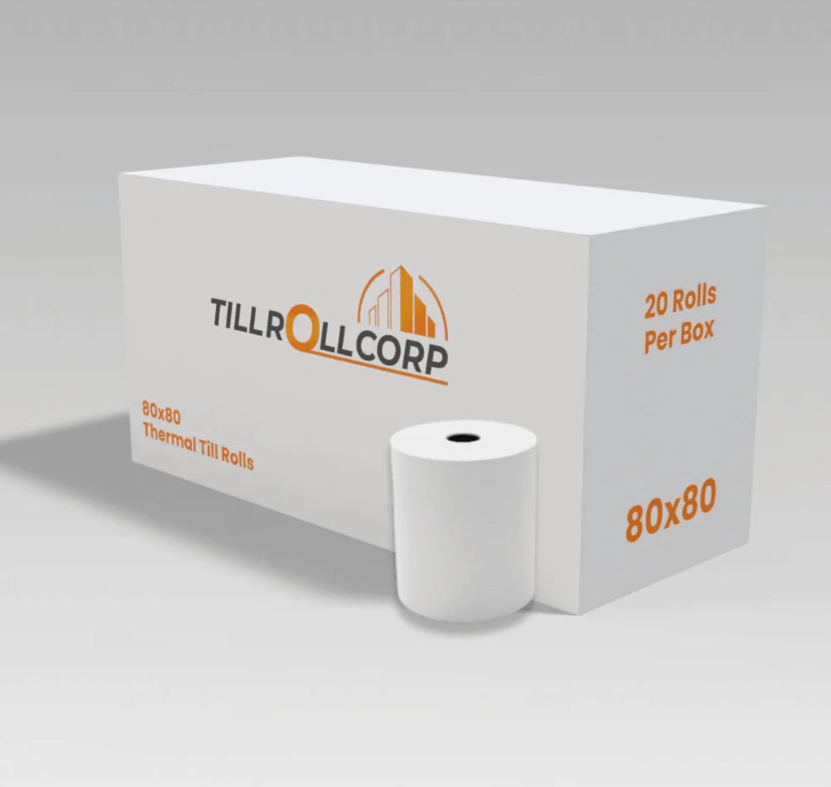 80 Till Rolls 80x80 Premium Thermal Paper Till Receipt Roll for EPOS Printer, POS Terminal, Cash Register [Multi Pack]