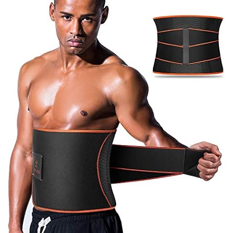 VOHUKO Sauna Waist Trimmer with Adjustable Straps Cover