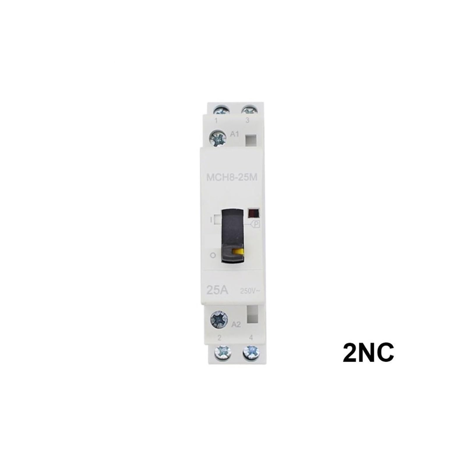 MCH8-25M 2P 25A 220V/230V 50/60HZ Modułowy stycznik AC na szynę DIN z ręcznym przełącznikiem sterowania (2NC)