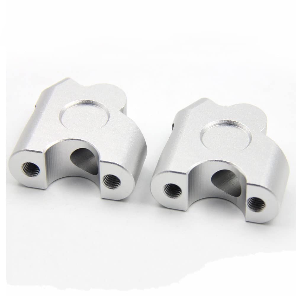 Pontets de guidon moto 22mm rehausseur en aluminium CNC noir pour paires de pinces de montage