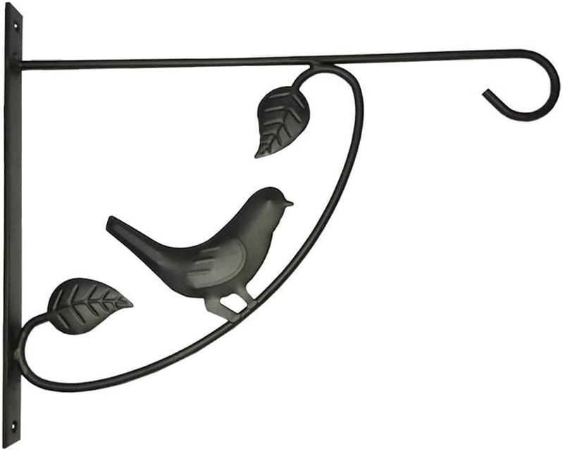 Wall Mounted Floating Shelves Indoor Outdoor Type Plant Pot Hanging Bracket Hanger Metal Hook Flower Rack