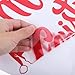 ABOOFAN Christmas Window Cling Removable Stickers Christmas Stickers Wall Peel and Stick Decal PVC Wall Sticker Merry Wall Sticker D152 Mural