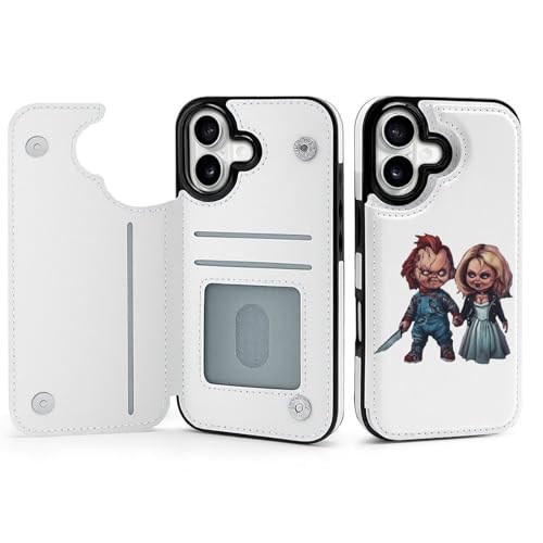 手帳型 チャッキー チャイルド プレイ ホラー映画 対応 iPhone 17 ケース カード収納 スマホケース 財布型 携帯ケース 軽量 全面保護 スタンド機能 おしゃれ お祝いギフト