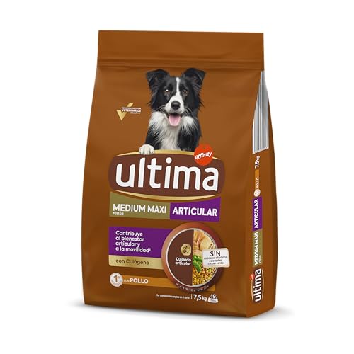 Ultima Pienso para Perros Adultos Medianos y Grandes con Problemas articulares con Pollo - 7,5kg