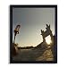 Adeco 16x20" Decorative Black Wood 1.25 in Wide Margin Wall Hanging Artwork Print Poster Picture Photo Frame
