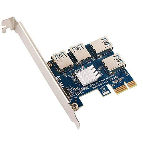 1 to 4 PCI-E Riser Extender for BitcoinLitecoin ETH Coin 4 in 1 PCI-E RIS R2J6 | Pack of 1-picture-16