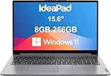 Tension : 3,7 V Lenovo IdeaPad 1 Ordinateur portable domestique et professionnel de 15,6 po (AMD Athlon 3050U, 8 Go de RAM, 256 Go SSD) anti-reflet, webcam, Wi-Fi 6, HDMI, Type-C, batterie longue de 10 heures, câble