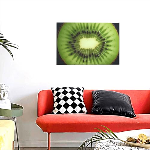 Peinture murale moderne kiwi 30x45 cm Toile KKLWEGU
