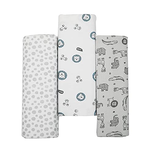 PAPI DESDE 1974 Cueiro Flanel Papi Compose Estampado Para Bebê 1 0M X 80Cm Contém 03 Un