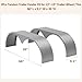 Tandem Trailer Fenders Double Axle,2 Pack Fit for 13-15 Inch Wheels,66