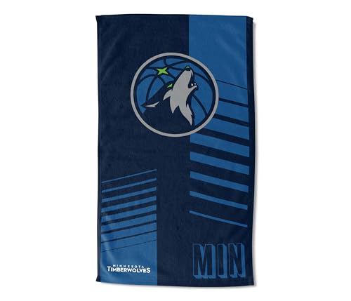 Northwest Minnesota Timberwolves NBA Riser Micro Fiber Beach Towel 40 x 72 Inches