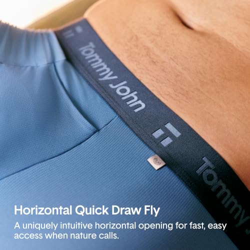Image of Tommy John Men's Air 6 inch Mid-Length Boxer Brief Underwear - Hammock Pouch