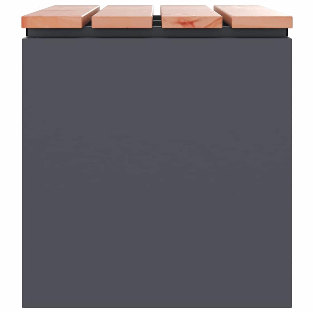 VidaXL Panchina da Giardino Acciaio 60x40x43 cm 1 Posto
