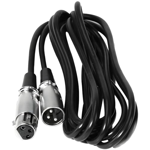 Cabo Xlr Balanceado 5m Para Microfone Mono E Estéreo - Preto