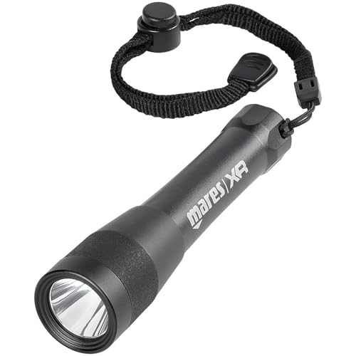Mares Back Up Light | Compact Durable Emergency Flashlight for Extended Range Dives | Waterproof to 100m | 2.25 Hours Burn Time