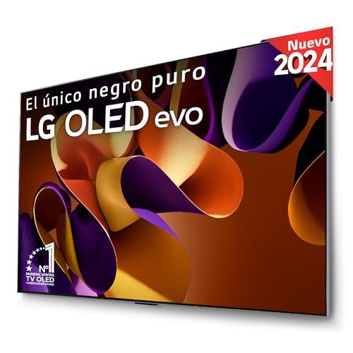 TV OLED Evo LG OLED77G4 195 cm 4K UHD Smart TV 2024 Noir et Argent