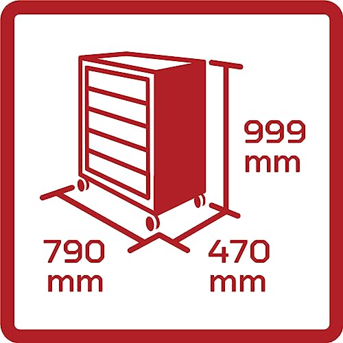 GEDOREred R22071005 Werkzeugsatz im Werkstattwagen GEDMaster, Groß