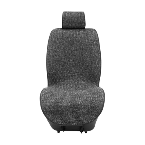 Housse de siège auto respirante avec coussin dossier universel gris