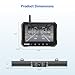 FEISIKE Solar Wireless Backup Camera with 5
