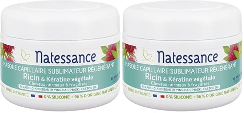 Masque Capillaire Ricin Natessance 200 ml soin de prestige et éclat