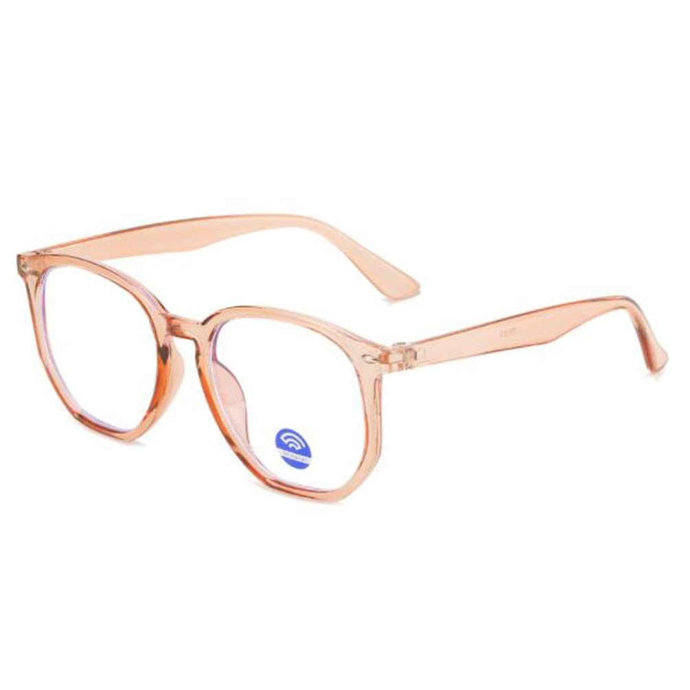 Weloveushop Anti-blue Light Glasses Computer Mobile Phone Goggles Mens and Womens Large-frame Rice Nails With Myopia Frame