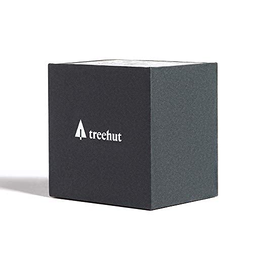 Treehut Redwood Men's Wooden Watch – Genuine Leather Strap - Miyota Quartz Mo. #TOP1