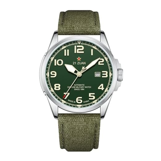 Seagull Montre mécanique Automatique pour Hommes, Montres Militaires, armée Tactique Terrain Sport étanche, Affichage de la Date, Montre de Travail pour l'extérieur, D581 (Verde)