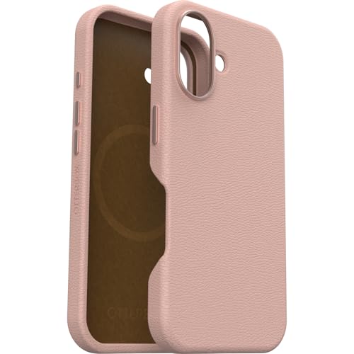 Image of OtterBox iPhone 16 Symmetry Series Cactus Leather for MagSafe - Ballet Blush Pink