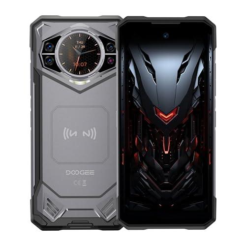 DOOGEE S200 | 6,72″ FHD+ 120 Hz Display | 32GB RAM + 256GB (2TB) | 10100 mAh Akku mit 33 W Fast Charge | Dual-Screen & 100 MP AI-Kamera | Dual SIM | NFC | GPS | 2 Jahre Garantie | Schattengrau