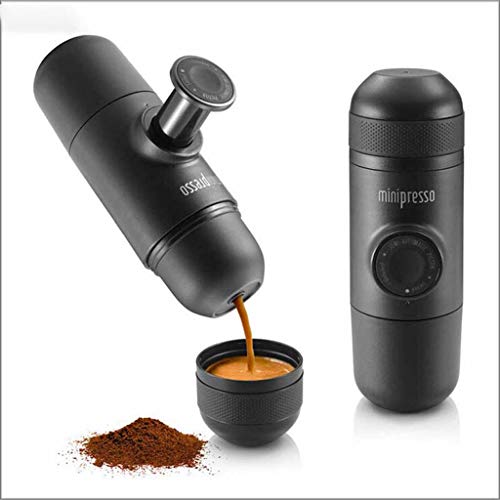 Amake Coffee Machine Handpress Capsule & Powder Coffee Machine Manual Espresso Machine Portable Outdoor Travel Coffee (Size : Capsule) #TOP2