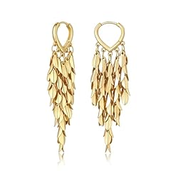 14K Gold Plated Chandelier Earrings
