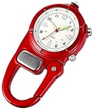 【Clip Watches for Men】Men's multifunctional sports watch,clip on watch,can be cliped to a backpack, belt loop.Completely freeing up your hands,very suitable for outdoor,such as hiking,climbing,camping,etc. 【Analog Pocket Watch】Specially designed for ...