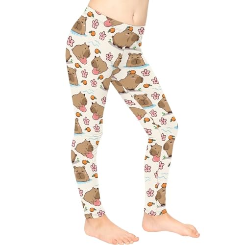 Girls Active Leggings Trousers Tummy Control Dance Yoga Leggings Tights2