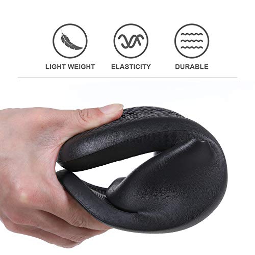 Shevalues Non Slip Shower Shoes For Women Lightweight Eva Bath Slippers Pool Slide Sandals-Not For Narrow Feet Black 37-38 thumb #4