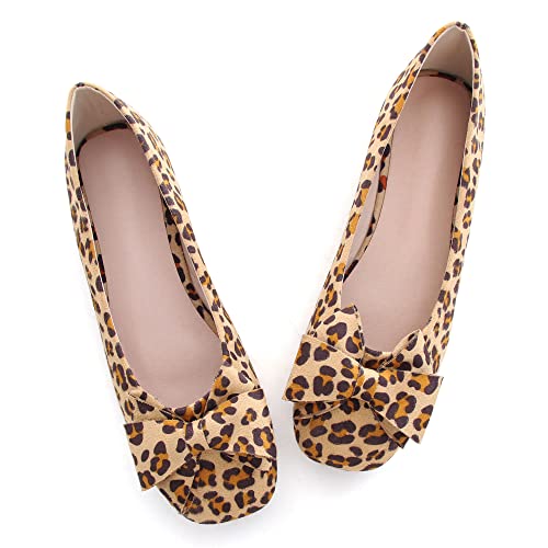 Image of Dear Time Women's Flats Shoes Bowknot Dressy Ballets Loafers Wedding Business Casual Walking Shoes