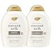 OGX Nourishing + Coconut Milk Sulfate Free Shampoo and Conditioner Set, Hydrates & Softens Hair, Lipi Pro Shield Technology, Creamy Coconut Milk White Peach & Shea Butter Scent, 2 Items, 2 x 13 fl oz
