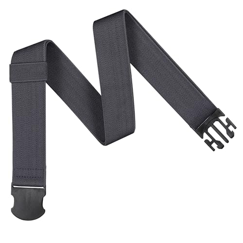 COMFORTABLE Mens Stretch Hiking Belt Minimalist Web Elastic Belts for Men, Metal-free Travel Buckle,≤44