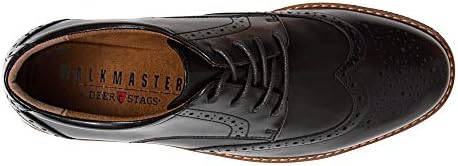 Deer Stags Men's WALKMASTER Wing TIP Oxford 1, Black, 11 Wide Review | Image 7