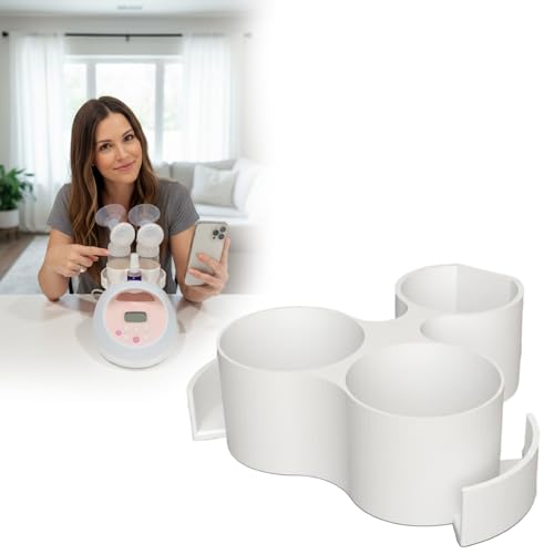 Bottle & Hose Holder for Spectra S1 Plus /S2 Plus (New Models/Square Hole) Compatible with Spectra Breast Pumps Organize and Simplify Your Pumping Journey Ideal Gift for New Moms