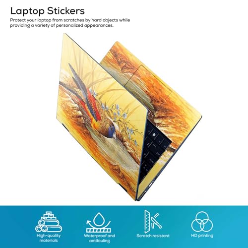 Image of Galaxsia Bird Full Body Vinyl Laptop Skin /Sticker /Cover Upto 15.6 Inches Laptops Laminated-Removable-HD Quality Compatible for Hp-Dell-Sony-Lenovo-Asus etc.(15x10 Inches)