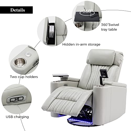 Sillón Ajustable Recliner Plegable Gris miniatura 5