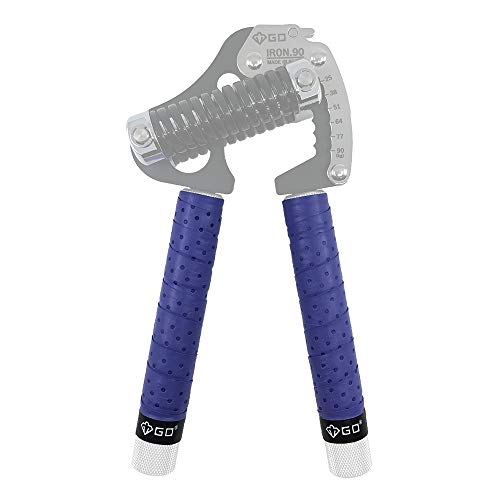 GD Cinta de agarre de mano (morada), cinta de agarre para fortalecedor de agarre de mano, cinta antideslizante, sobreagarre, reduce el dolor y la recuperación de lesiones, 2 juegos, longitud: 20,5 x