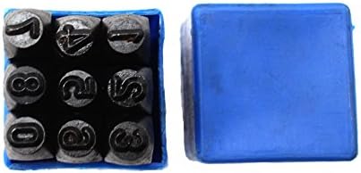 LOVELY Number Punch Set 0-9 Numeric_Size 3 MM (1/8 Inch)