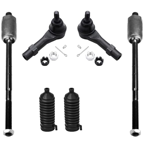 Image of Detroit Axle - 4.0L Front End Suspension Kit for 2002-2003 Ford Explorer Mercury Mountaineer, Upper & Lower Control Arms Tie Rods Sway Bars Boots Replacement - 12pc Set