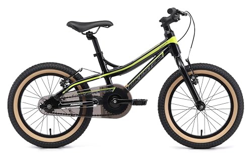 Miniatura 2 de Bikestar Bicicleta Infantil Aluminio Para Niños Y Niñas A Partir De 4 Años Bici 16 Pulgadas Con Freno En V 16 Bici De Montaña Negro Verde